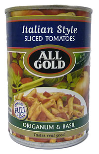 All Gold Tomatoes Sliced Italian Style