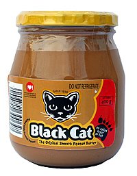 Black Cat Peanut Butter Smooth (No Sugar/Salt)