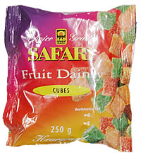 Safari Fruit Dainty Cubes 250g